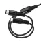 hoco X123 Victory Type-C to Type-C and 8 Pin 2 in 1 Charging Cable, Length 1m(Black) - 3