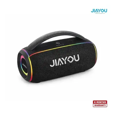 JIAYOU BOOMBOX B20 50W Bluetooth Speaker — Deep Bass, 8-Hour Battery, Portable Wireless Speaker for Home and Outdoor