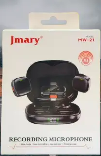 Jmary MW-21 Wireless Dual Microphone Type-C and Lightning...