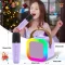 K12 Bluetooth Speaker Wireless Karaoke Small Home KTV Microphone Professional Mic Speaker Set - 4