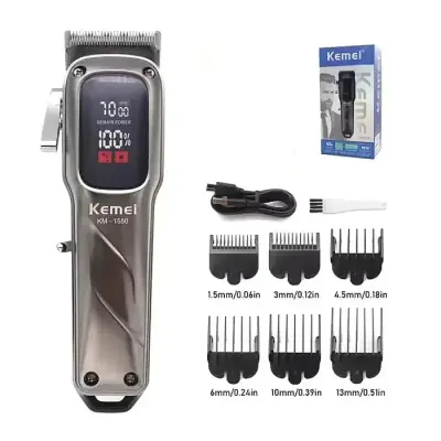 Kemei KM-1550 Professional Hair Clipper and Beard Trimmer Salon...