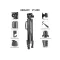 Kingjoy VT-890 Aluminum Video Camera Tripod - 2