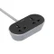 LDNIO SC2018-5M 3 Pin 2 Port Black Power Strip (5 Meter) - 2