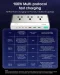 LDNIO SC3 GaN 100W PD Desktop Power Strip (10-in-1) – Fast Charging with Flame Retardant Design - 5