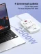 LDNIO SC4407C Universal Outlet 45W USB Power Strip with 4 AC outlets - 6
