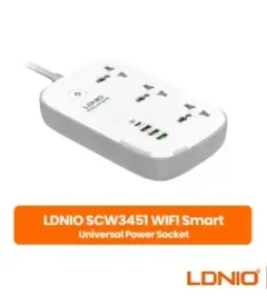 LDNIO SCW3451 WIFI Smart Universal Power Socket Wifi Power Strip...