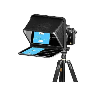 LENSGO TC7 Portable Teleprompter for Camera & Smartphones