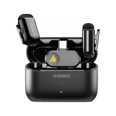 Maono WAVE T1 MINI Wireless Microphone noise cancellation with...