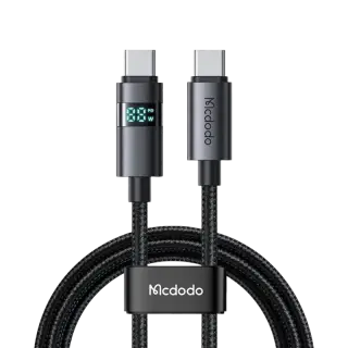 Mcdodo CA-5610 Horizontal LED Display 100W USB-C to USB-C Data Cable 1.2m