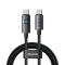 Mcdodo CA-5610 Horizontal LED Display 100W USB-C to USB-C Data Cable 1.2m - 1