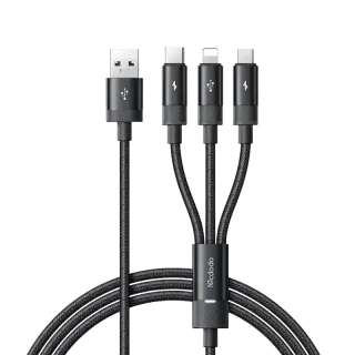 Mcdodo CA-5790 3 in 1 Fast Charging Data Cable 1.2M