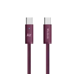 Mcdodo CA-7084 240W USB-C to USB-C Air Cable 1.2M - Burgundy