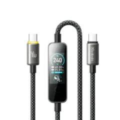 Mcdodo CA-8750 240W USB-C to USB-C Cable with TFT Screen Display...