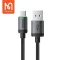MCDODO CA3990 USB-A TO MICRO USB CABLE WITH CHARGING LIGHT 1M - BLACK - 1