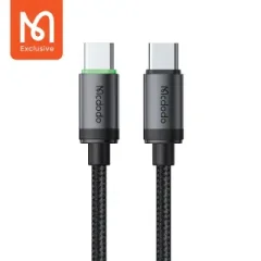 MCDODO CA4411 60W USB-C TO USB-C CABLE WITH CHARGING LIGHT 3M