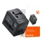 Mcdodo CP-4120 2.1A Fast Charging Universal Travel Adapter  2.1A Fast Charging with Dual USB & Multi-Country Compatibility 2-in-1 Charger + Socket Dual USB Output 1380W Power Compatible with 200+ Countries Childproof Socket - 3