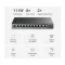 MERCUSYS MS110GMP 10-PORT GIGABIT DESKTOP SWITCH WITH 8-PORT POE Plus 111W TOTAL POE BUDGET - 3