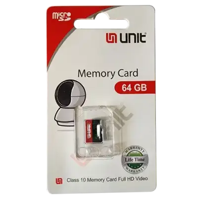 Unit Micro SD Card 64GB High-Speed Memory Card for CC Camera &...