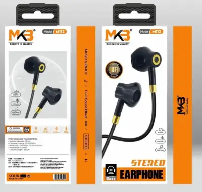 MKB m112 stereo earphone