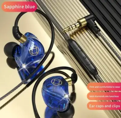 MKB M800 HiFi Bass Double Dynamic Earphones