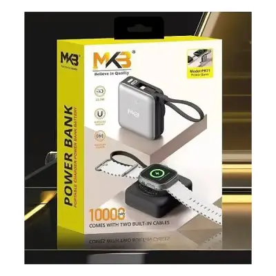 MKB PK71 10000mAh 22.5W Fast Charging Power Bank with Magnetic...