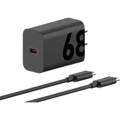 Motorola TurboPower 68W USB-C GaN Wall Charger with 6.5A Cable