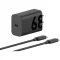 Motorola TurboPower 68W USB-C GaN Wall Charger with 6.5A Cable - 1
