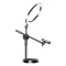 Overhead Tripod for Mobile Phone Smartphone Desktop Video Stand with 10 inch Ring Light for Table Photography - 1