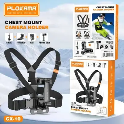 Plokama CX-10 Chest Strap Mount with mobile holder