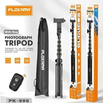 Plokama PK-998 Photograph Tripod & Selfie Stick Multiple Device...