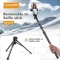 Plokama PK-998 Photograph Tripod & Selfie Stick Multiple Device Usage Height Adjut Stable and Linshakable with Remote control (200CM) - 2