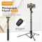 Plokama PK-998 Photograph Tripod & Selfie Stick Multiple Device Usage Height Adjut Stable and Linshakable with Remote control (200CM) - 4