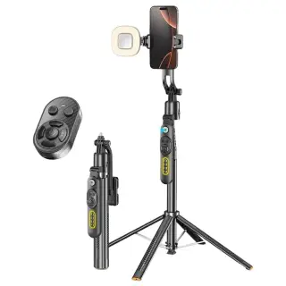 Q625 AI Tracking Bluetooth-Compatible Quadripod Selfie Stick...