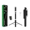 R16D Selfie stick with Grip handle and dual mini light - 1