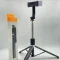 R1SL Selfie Stick With light & Tripod Stand, Bluetooth, Smartphones - 4