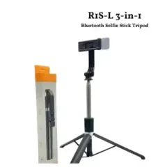 R1SL Selfie Stick With light & Tripod Stand, Bluetooth,...