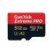 Sandisk Extreme PRO 512GB 200mbps MicroSDXC UHS-1 Memory Card With Adapter (SDSQXCD-512G-GN6MA) - 2