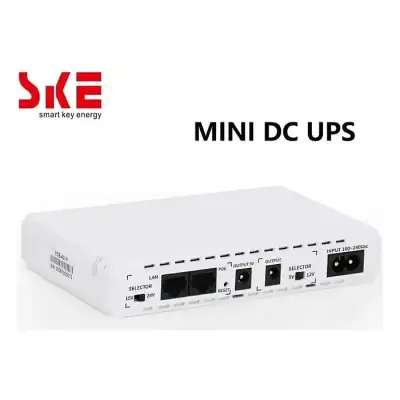 SKE POE-431P DC Mini UPS 8800mAh Battery Input 100V~240V AC,...