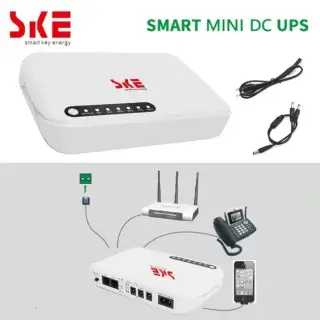SKE POE-632E-Mini UPS 5V 9V 12V 8800-10400mah 17W Smart Mini DC UPS