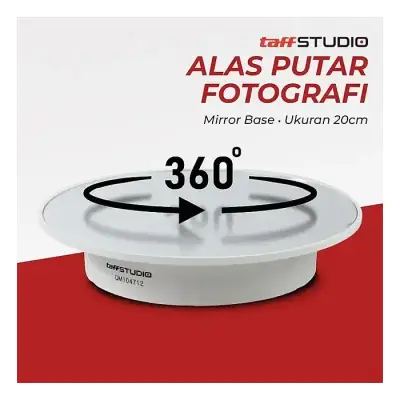 TaffSTUDIO QM104712  Turn table for photography Mirror Rotating...