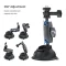 TELESIN Aluminum Alloy Camera Suction Cup Mount - 4