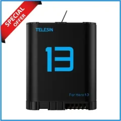 Telesin Battery for GoPro HERO 13 Camera- black