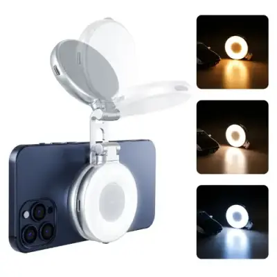 TELESIN C03 Magnetic Selfie Light 3-in-1 Magnetic Selfie Light...