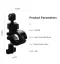 TELESIN DJ-HBM-001 OSMO ACTION BIKE MOUNT Camera Handlebar Mount Motorcycle Bike Mount Bicycle Holder 360° Rotation 20mm-32mm Adjustable Diameter Replacement - 2