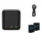 Telesin S0-BCG-04-TGP Charging Case with2 Batteries for Hero 12/11/10/9 - 2