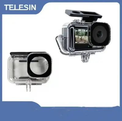 TELESIN Waterproof Case for DJI Action 5 Pro/4/3 – Diving...