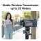ULANZI A100 Wireless Lavalier Microphone Lapel Mic for Camera and Phone Type C/3.5mm/Plug, 32KHz 16Bit, Noise Cancellation, 13.5-Hour Battery, Clip on Microphone for Video Podcast Vlog YouTube - 5