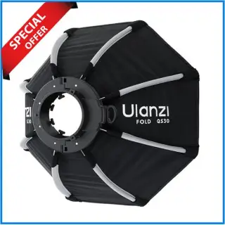 Ulanzi FOLD QS30 Mini Bowens Mount Octagon Softbox (30cm) (No stan / No light)