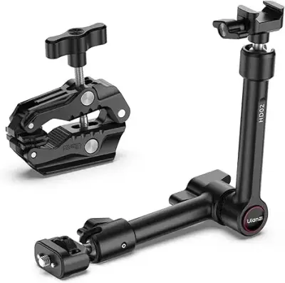 ULANZI HD02 10" Camera Magic Arm Super Clamp Kit with 360° Ball...