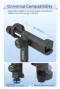 Ulanzi MA28 Phone Stand Clamp Gopro Tripod Mount 360 Rotation Phone Clip with Cold Shoe for Microphone Led Video Vlog Live - 4
